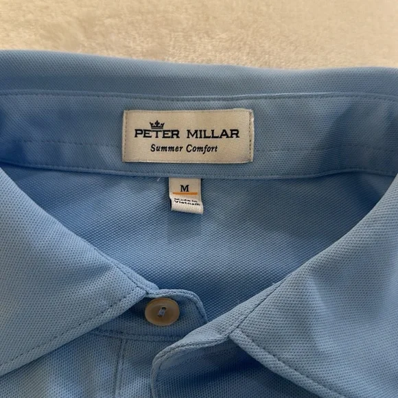 Peter Milar Summer Comfort Golf Shirt - Picture 3 of 4